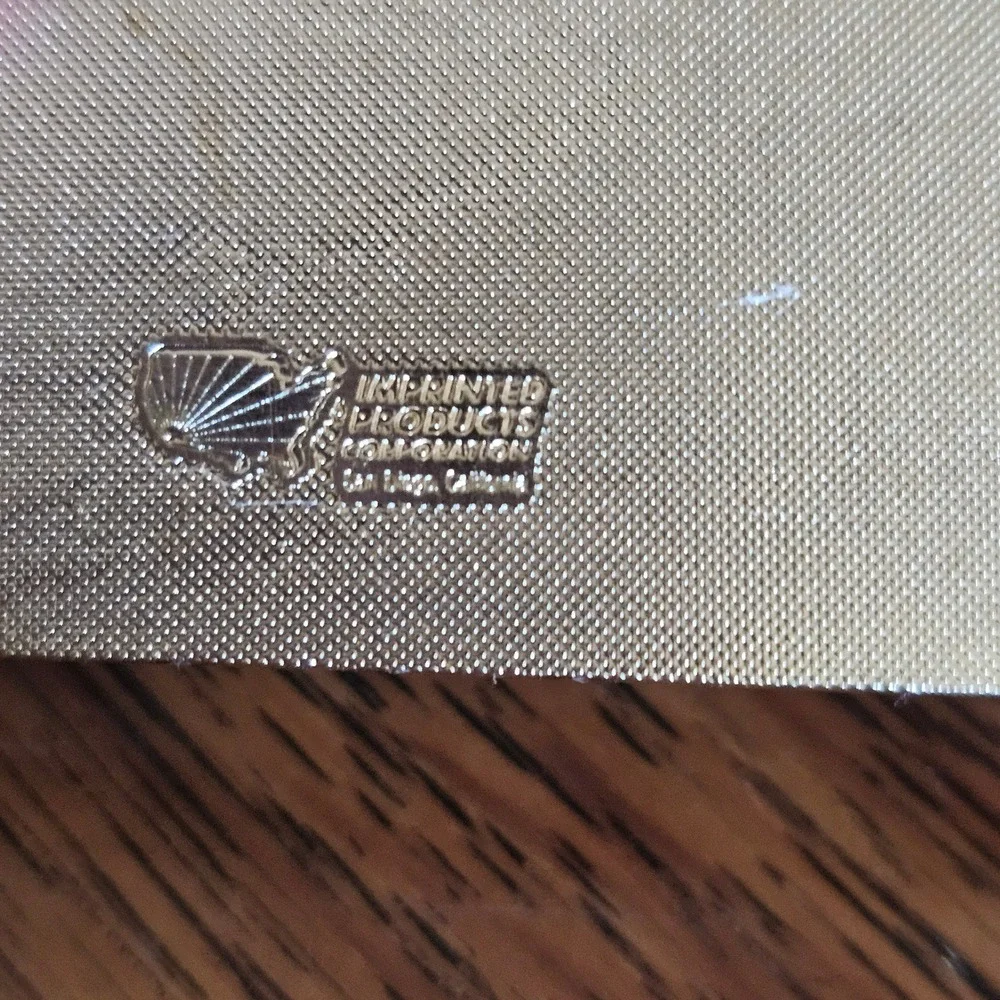 Vtg Gold‎ Tone Ticket Stub Keychain Pacific Opera Premiere Season 1987 Souvenir